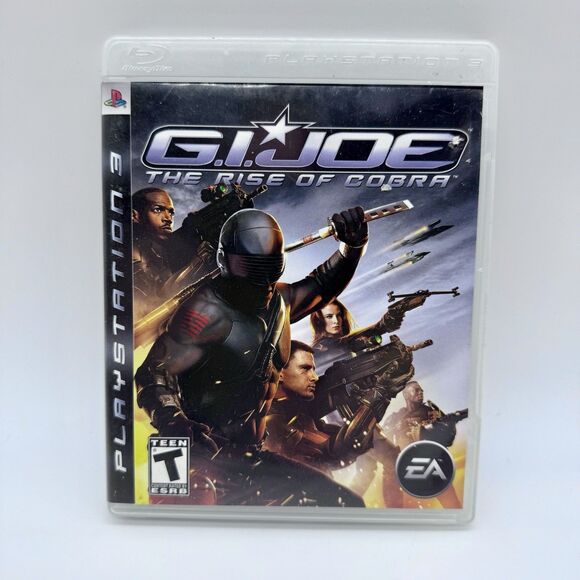 G.I. Joe The Rise Of Cobra GI for Sony Playstation 3 PS3 Game Case Manual Tested - Picture 1 of 3